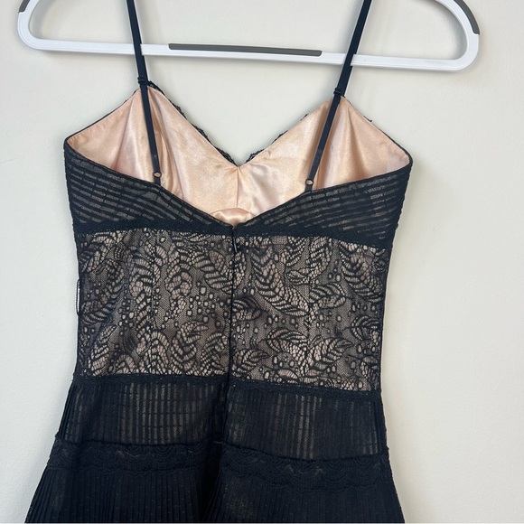 BCBGMaxAzria Black and Nude Mini Dress - Picture 5 of 7